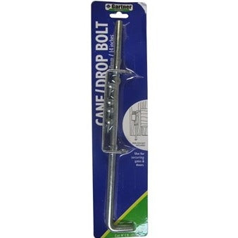 GARTNER CANE/DROP BOLT ZINC 350MM DP1