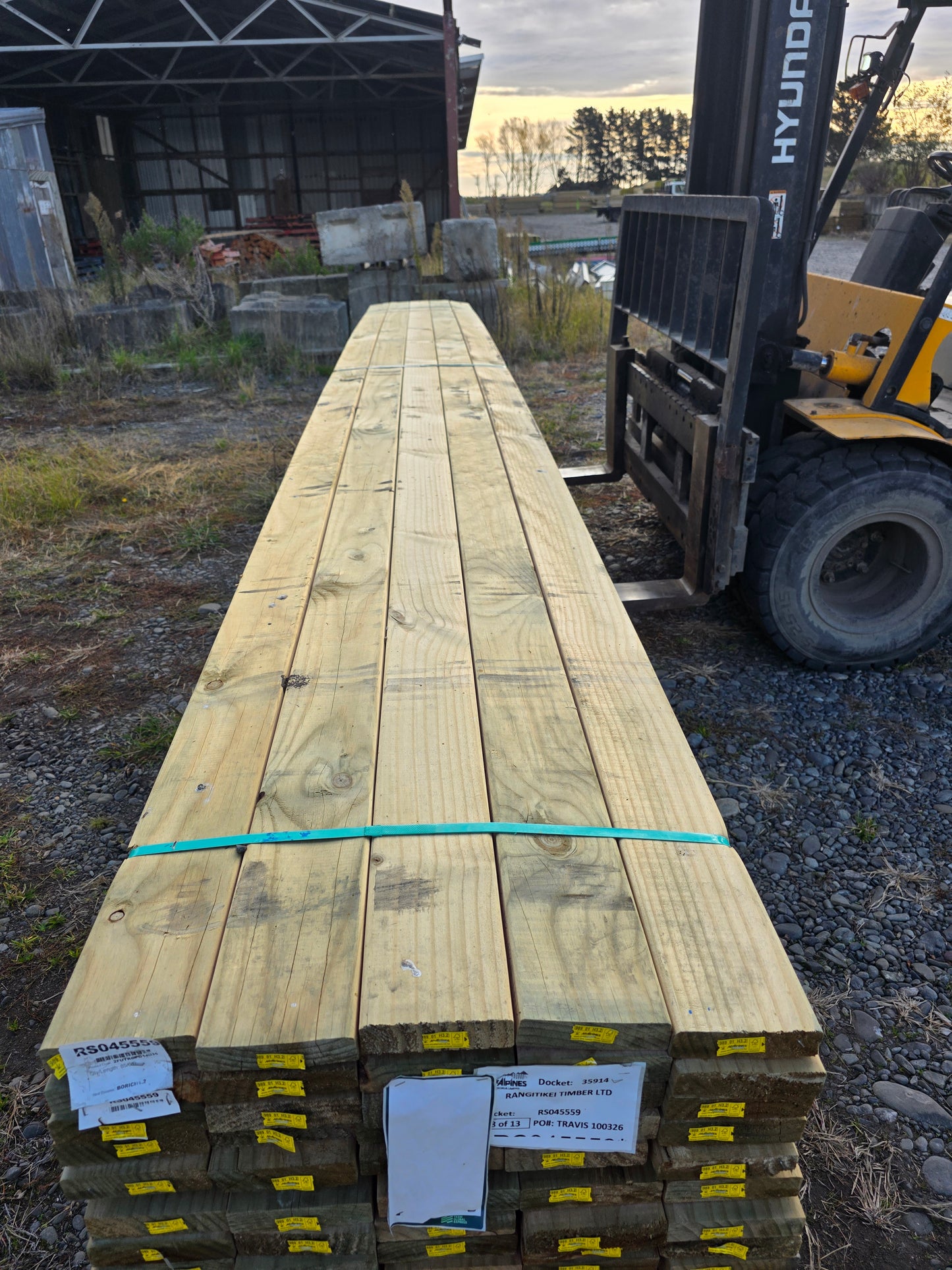 140x35 H3.2 TW no2 Framing/Rails pack 85 x 5.4m #RS045080
