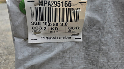 90x45 H3.2 Kiln Dried SG8 Framing 109 x 3.0m Lengths Packet Deal