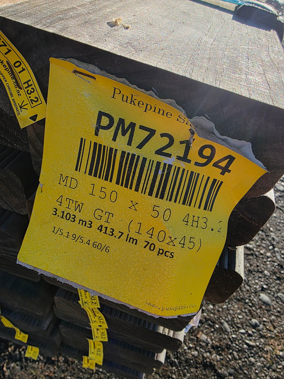 140x45 H3.2 TW Merch Griptread Decking 413.7LM #PM72194