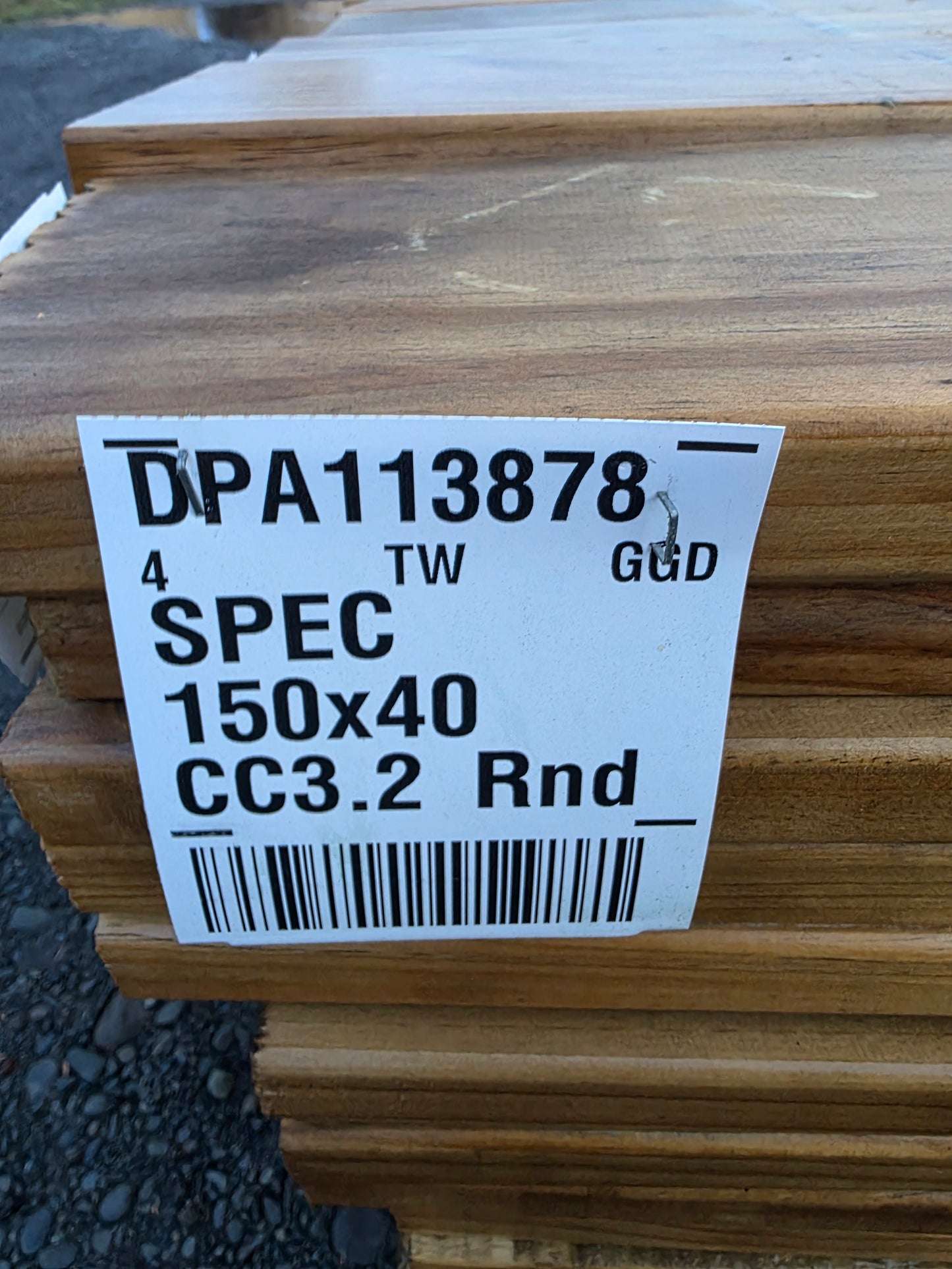 140x32 H3 Smooth Decking "Seconds" 499.8m #DPA113878