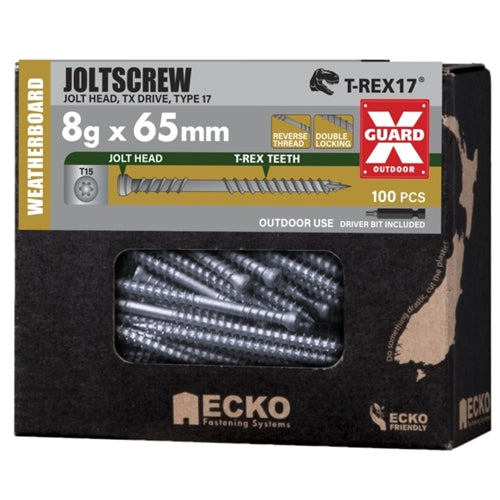 ECKO JOLT SCREWS WEATHERBOARD
