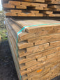 150x50 (140x42) Merch H4 MCA Edged Half Round Rails 78 x 2.4m