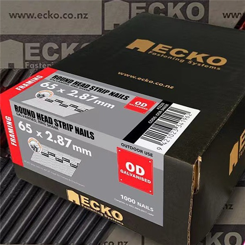 ECKO FRAMING NAILS ROUND HEAD GALV RING