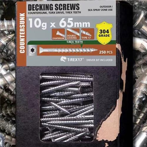 ECKO DECKING SCREWS 304 STAINLESS STEEL